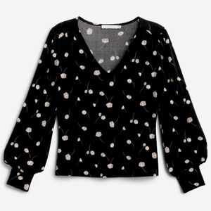 ⚘️V-neck Knit Top